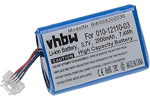 vhbw Akku kompatibel mit Garmin Zumo 590, 595, 590LM, 595LM GPS Navigation Navi (2000mAh, 3,7V, Li-Ion)