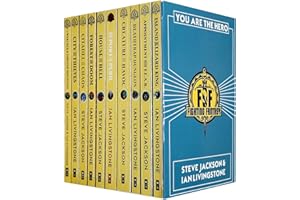 Fighting Fantasy Series You Are the Hero 10 Books Collection Set By Steve Jackson & Ian Livingstone (Island of the Lizard King,Appointment With F.E.A.R.,Deathtrap Dungeon,Creature of Havoc & More)