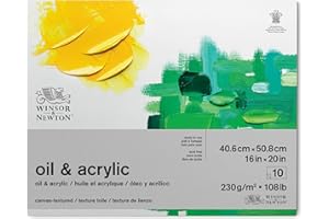 Winsor & Newton papel para óleo y acrílico, Blanco, 40,6 x 50,8cm