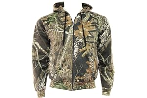STAG Gents 2 Layer Zip up Hoody Hunters Oak Tree camo Mens Hunting Jacket Camouflage Hoodie