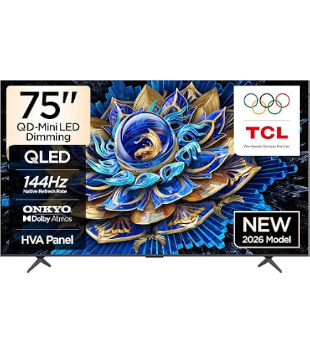TCL 75Q7C Television 75 Inch Smart TV 4K QD-Mini LED Colorful