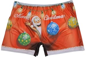 Tini - Shirts Weihnachten Motiv Boxershort - Herren Unterwäsche : X-Mas - Scherzartikel Short Farbe: Mehrfarbig Gr: OneSize