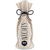 NICHTS Geschenkbeutel - Für alle, die sich nichts wünschen (Baumwolle 33 x 16,5 cm)