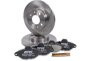 ATEC GERMANY BESTPRICE Set freni asse anteriore incl. dischi freno pieni Ø 240,5 mm + pastiglie freno anteriori