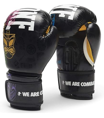 Guantoni Da Boxe Leone Whitegold 10 Oz – Ecopelle Bianca E Oro, Per Allenamento E Sacco