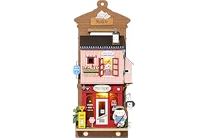 Rolife Kits de casa Muñecas Miniatura para Construir para Adolescentes Adultos DIY Casa de Muñecas de Madera 3D Muebles, Love Post Office