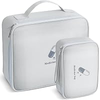 Trousse De Secours Vide Portable - Tissu Oxford Imperméable - Poches Filet Transparent - Pour Médicaments & Voyage