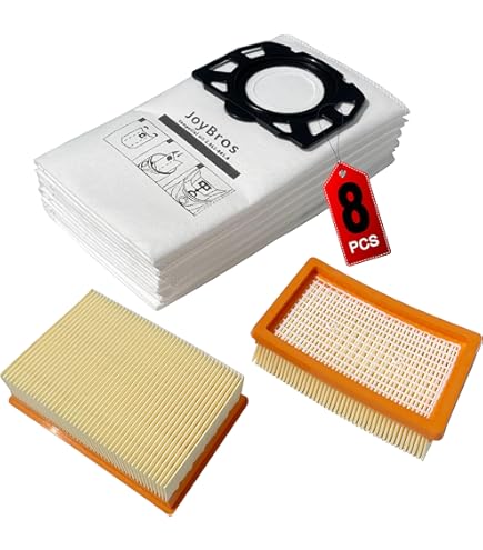 5 Sacs Filtre Pour Aspirateur Kärcher WD5 Série - Alternative économique 2.863-006.0