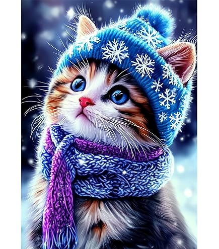 NEWENMO 5D Belle Dame Diamond Painting Adulte,Élégante Femme Peinture Diamant Kit,DIY Noël Diamant Painting Kit,Diamond Point De Croix Cristal Paintings,pour Noël Décoration Maison 30x40cm