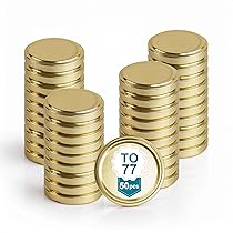 Deksel goud met raat en bijen - toc 63 mm - imkershop Deksel goud met raat en bijen - toc 63 mm - imkershop