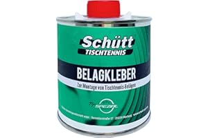 ‎SCHÜTT Schütt-Tischtennis Belagkleber Pinseldose (250 ml) - Kleber für Tischtennis Beläge | Lösungsmittelhaltig | TT-Spezial
