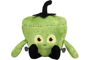Goodness Gang Plushy Toys - Soft and Safe Stuffed Animals for Kids - Machine Washable and Perfect for Playtime and Bedtime - Full Collection Plush - Frankenstein Greenpepper