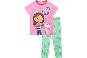 DreamWorks Set T-shirt e leggings Gabby's Dollhouse ragazze Abbigliamento per bambini Gabby Top e pantaloni abbinati