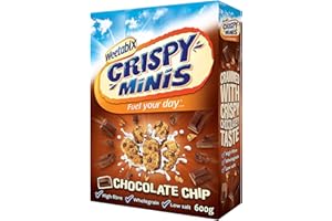 Weetabix Céréales aux Pépites Croustillantes de Chocolat 600 g - Lot de 5