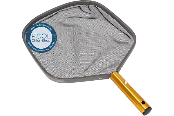 Duraol épuisette à Feuilles 2.0 I Filet Piscine Extra Lourd & poignée en Aluminium I Épuisette de Surface pour Manche télescopique I Adaptée Piscine/pataugeoire & Jacuzzi I Mailles Fines & Solides