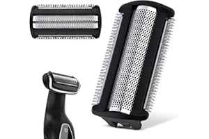 POWAKKA Testina di ricambio BG2000 compatibile con Bodygroom Series 7000 (BG7030, BG7040) e Series 5000 (BG5025) e 3000, BG2000/40, per regolabarba/rasoio – 2 pezzi