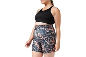 Marque Amazon - AURIQUE Shorts de Cycliste Imprimés Femme