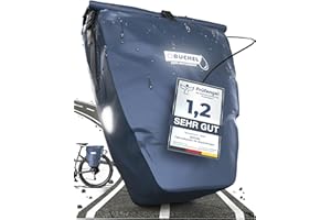 Büchel Uniseks 81518005 Torba Rowerowa, Granatowy, 25,4 litra