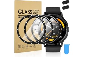Diruite 3-Pack Screen Protector för Garmin Venu 3 45mm skärmskydd Högupplöst Glass Screen Protector Smart Watch