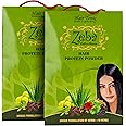 Zeba Protein Powder Hair Pack, Natural Henna, Treatment for Shine, Nourishment & Repair Dry & Damage Hair,Enriched with Bhringraj,Amla & Reetha,Reduces Hairfall, Ammonia Free (Pack of 2, 100gm Each)