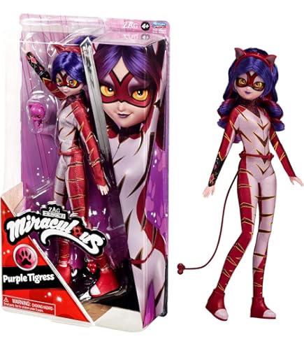Miraculous Queen Bee Fashion Doll 10.5 Inch - Superhero Toy With Kwami Pollen