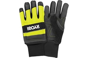 RYOBI - Guantes anticorte 24 m/s (categoría 2) para motosierras - talla M - RAC258M