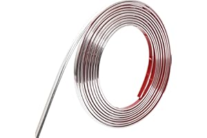 TRIMOLD 10m Peler et Coller la décoration de Moulage, Flexible Miroir Mur Plafond Plancher Armoire carrelage Bord Moulage