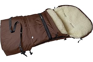 Bergsteiger Fußsack, Kinderwagen Winterfußsack 5-in-1, Gurtschlitze, für Babyschale, Babywanne, Sportwagen, Öko-Tex 100, Bergsteiger Kinderwagen-Zubehör