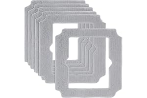 LACVIK 6 Stück Reinigungstuch für Ecovacs WINBOT MINI Familie Fensterputzroboter, Reinigungspad Ersatzteile für Ecovacs Winbot MINI W-CC02-0012