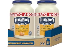 Hellmann's Gran Mayonesa Tarro 825ml - Pack de 2