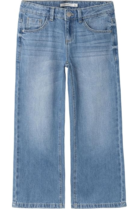 Jean Boot Pour Fille - Modèle Évasé Tendance Printemps - Marque Name It - Confortable Et Stylé