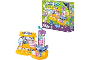 Lexibook, Disney Stitch, Estudio de Creación de Slime, Blanco Rosa Azul Amarillo, CRSLIM51D