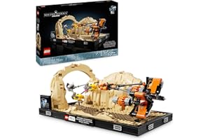 LEGO Star Wars Mos Espa Podrace Diorama Set for Adults, Buildable The Phantom Menace Model Kit, Features Anakin Skywalker’s Podracer, Memorabilia Gifts for Men, Women, Him or Her 75380