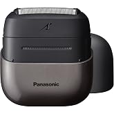Panasonic Erkekler i&ccedil;in Sağa Kaydırın Seyahat Tıraş Makinesi, USB-C Şarjlı Taşınabilir Elektrikli Tıraş Makinesi, 3 Bı&ccedil;aklı K