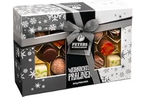 ‎PETERS MIT GENUSS VERFÜHRT Peters Mit Genuss verführt | Weihnachtspralinen ohne Alkohol | Alkoholfrei | Gemischte Pralinen | Köstliche Pralinés | Weihnachten | Geschenkidee | Geschenk | Made in Germany | 325g