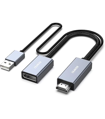 Adattatore Da DisplayPort A HDMI - 4K E Audio - Compatibile Con PC Lenovo, Dell, HP, Asus - Nero - Foto 2