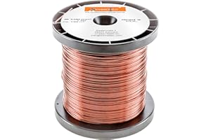 SCHNEITEC Kupferlackdraht W210 Ø 1,00 mm 1 kg, ca. 135m - CU Lackdraht Grad 2 CUL Kupferdraht Gewicht 1 Kilogramm Durchmesser 1,00 Millimeter Wickeldraht Kupfer Draht nach IEC 60317-13