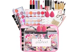 ATB-GIFT 28pièce Cosmetic Makeup, Cosmetics Set de Maquillage, Kit de Maquillage complet, Palette de Maquillage pour Femme Avec fard à paupières, brillant à lèvres, mascara, stylo de maquillage, etc.
