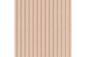SylvanReve Natural Wood Slat Peel and Stick Wallpaper - 40x300cm (1.2 sq.m) Narrow Slat Aluminum Foil Backing Removable Contact Paper, Waterproof 3D Faux Oak Wall Panel for Kitchen Bedroom Furniture