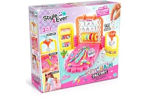 Canal Toys - 4 Ever Style - DIY nyckelringstillverkning - skapar dina unika ultratydiga nyckelringar och trender med din studio 3 i 1 - presentidé för barn från 6 år - kreativ fritid - OFG 366