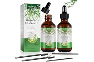 IFUDOIT Aceite de Romero para el Crecimiento del Cabello 2 Paquetes, Cuidado de la piel, Aceite para el Tratamiento de la Caída del Cabello para Mujeres y Hombres, Nutre el Cuero Cabelludo