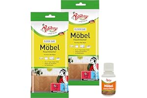 ‎POLIBOY ... PFLEGT WIE NEU POLIBOY Möbel Feuchttücher - Staubtücher für alle Oberflächen, Holz, Kunststoff, Metall - Allzweckfeuchttücher für den Haushalt - 2x 24 Tücher - Mit Produktprobe - Made in Germany