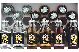 BART COCKTAIL BART BOX DEGUSTAZIONE Cocktail pronti da bere, Set cocktail professionale, Kit Cocktail, Aperitivo box, Kit cocktail pronti, Box da 5/12/24 bottigliette 125ml (BOX DA 24)