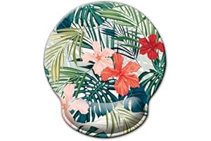 HOSIMOLN Tapis de Repose-Poignet,Tapis de Souris Ergonomique avec Mousse à mémoire de Forme,Tapis de support de Poignet de Souris en Caoutchouc antidérapant pour Les Jeux de Travail - redaihua010