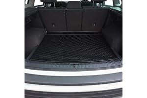 Travall Liner Tappetini per Bagagliaio Compatibili con Volkswagen Tiguan (2016-2024) TBM1134 - Vasca Baule in Gomma Originale