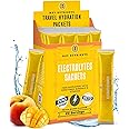 Key Nutrients Electrolytes Sachets - Multivitamin & Minerals Electrolytes Powder 20 Servings of Tropical Peach Mango - Hydration Sachets - Supercharged Rehydration Sachets with 16 Vitamins & Minerals