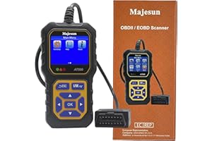 Majesun Car OBD2 Scanner Diagnostic Tool, Live Data Enhanced Check Engine Code Reader for Cars and Trucks, Car Diagnostic Tool for All Vehicle, OBD/EOBD Scanner for Car After 1996