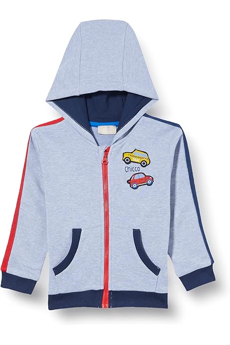 Chicco Baby Mädchen Sweatshirt - Langarm Mit Reißverschluss Und Dino Print