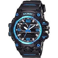 SKMEI Analog Digital Quartz Men's Watch with Silicone Strap - AD1155