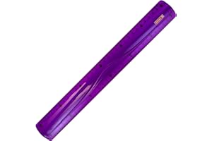 Brunnen Colour Code Règle pour gaucher et droitier, 15 cm, plusieurs couleurs disponibles 30 cm violett/purple